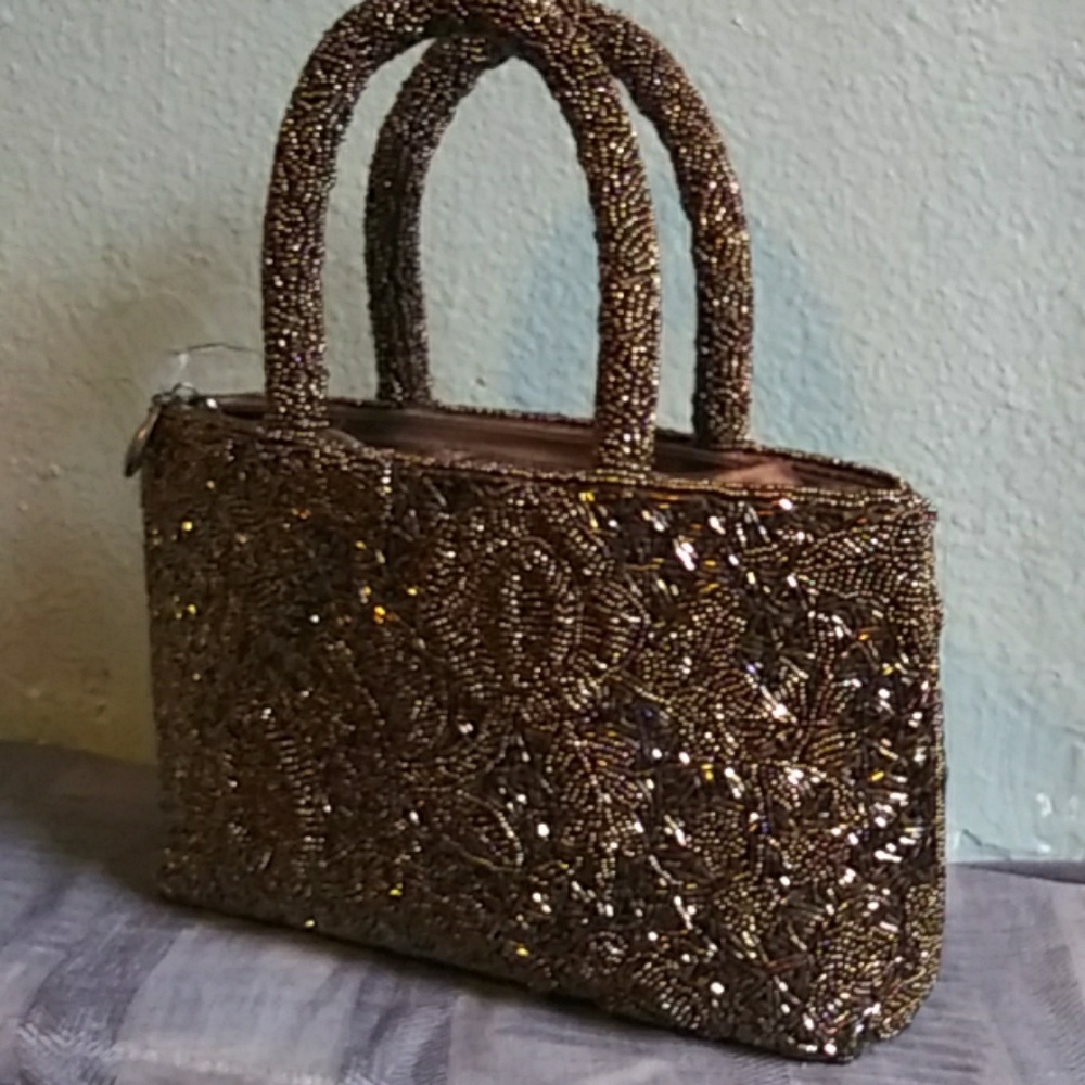 Hand beaded purse